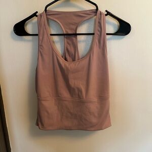 Pink Racerback Athletic Tank Top